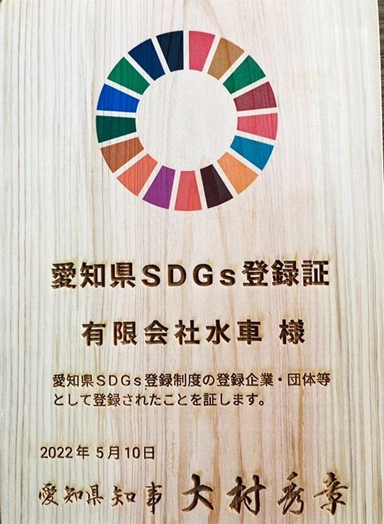 Sdgs登録証